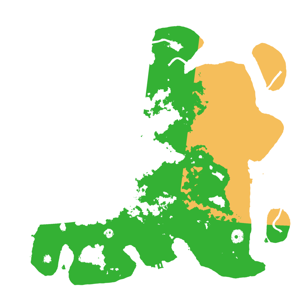 Biome Rust Map: Procedural Map, Size: 3500, Seed: 748528245