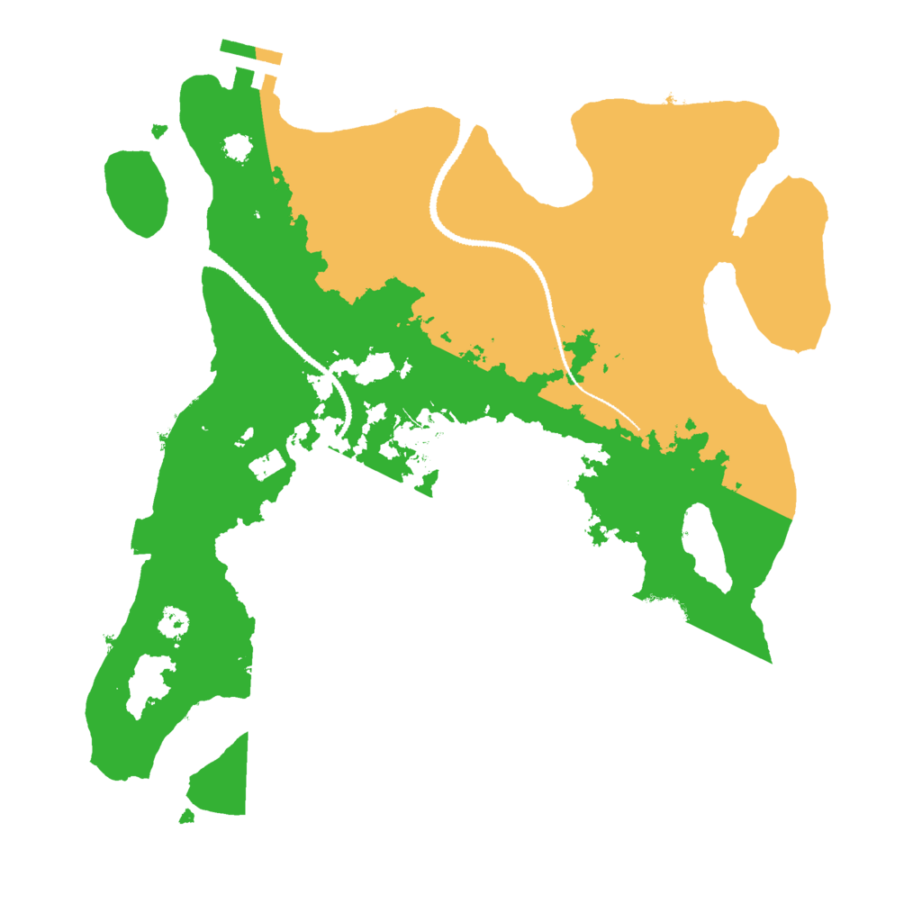 Biome Rust Map: Procedural Map, Size: 3000, Seed: 967582057