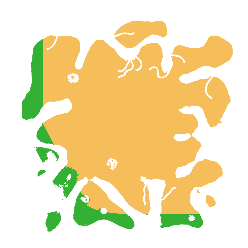 Biome Rust Map: Procedural Map, Size: 3500, Seed: 182624212