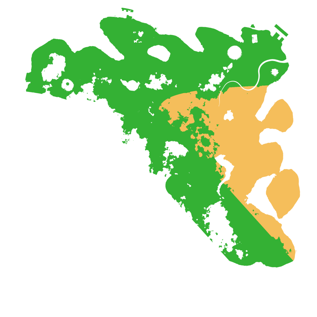 Biome Rust Map: Procedural Map, Size: 4000, Seed: 75270
