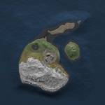 Thumbnail Rust Map: Procedural Map, Size: 1550, Seed: 2147483647, 5 Monuments