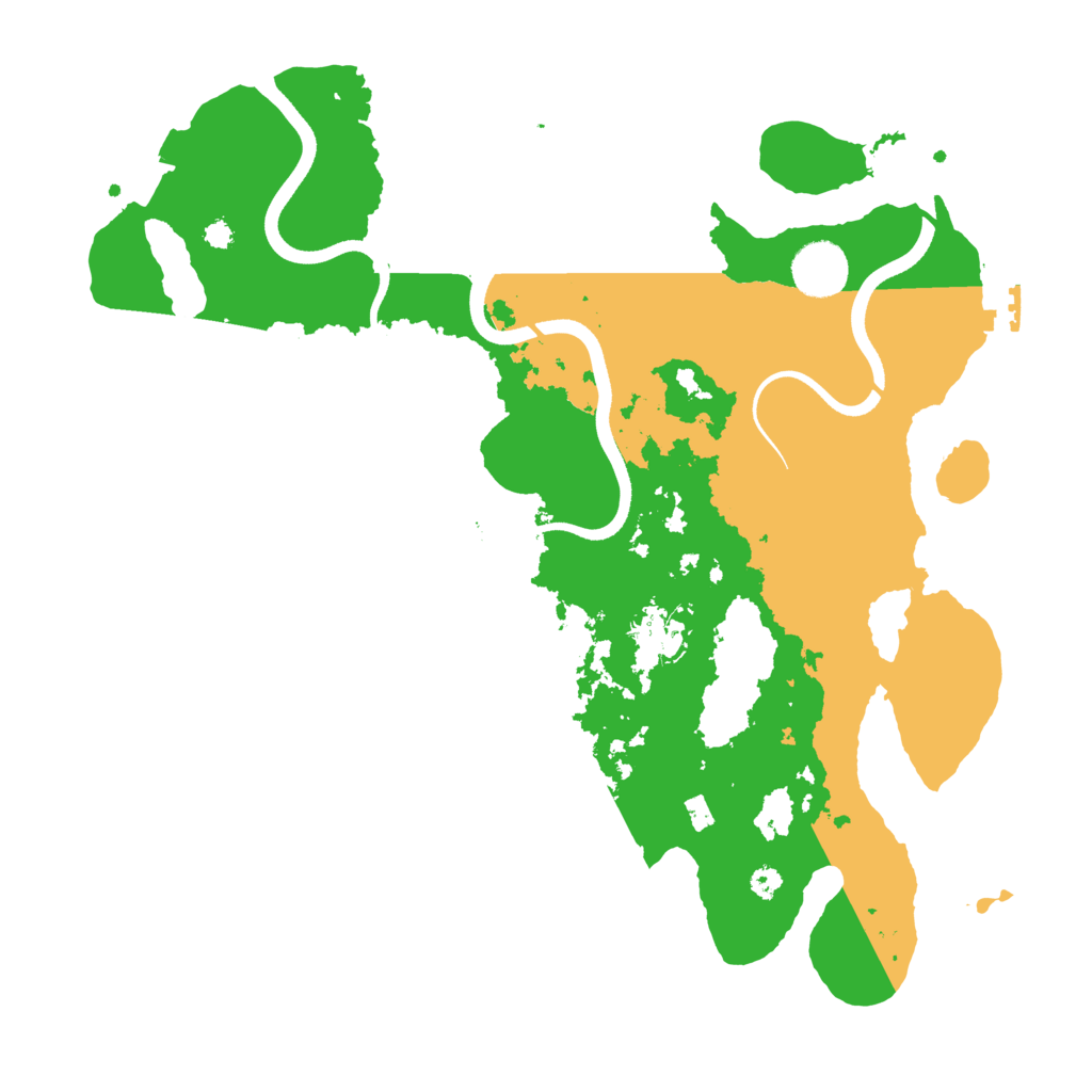 Biome Rust Map: Procedural Map, Size: 3550, Seed: 282786