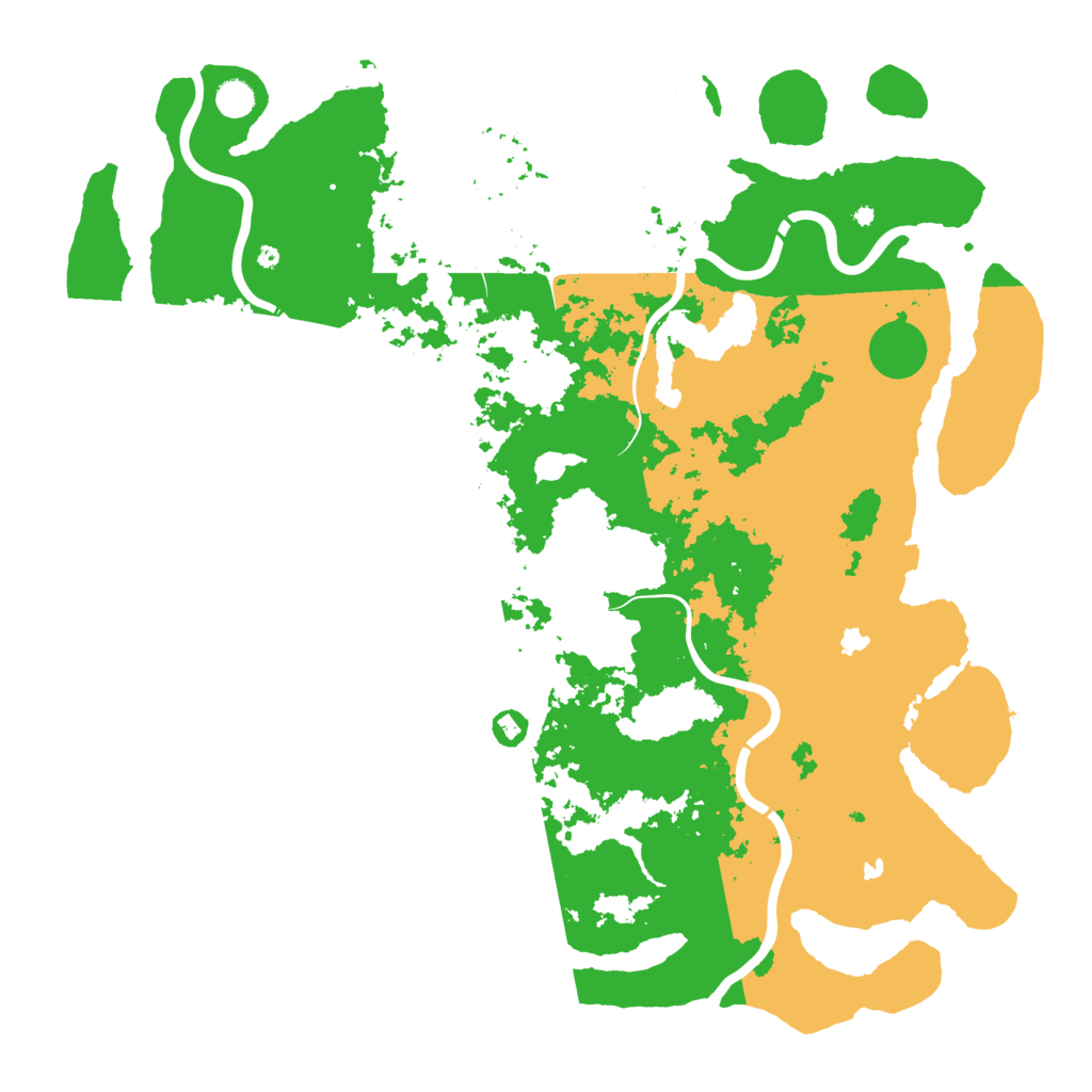 Biome Rust Map: Procedural Map, Size: 5000, Seed: 132549780