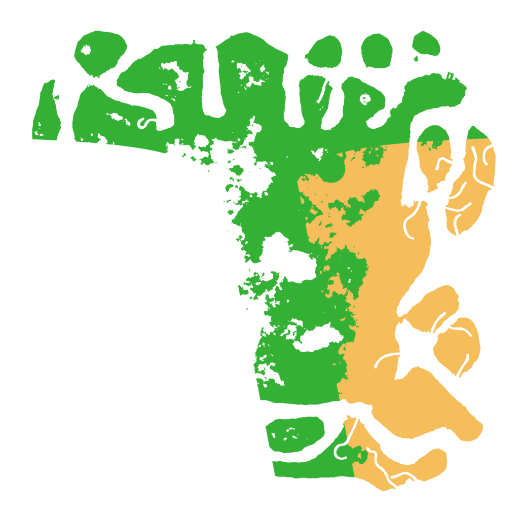 Biome Rust Map: Procedural Map, Size: 5000, Seed: 132549780