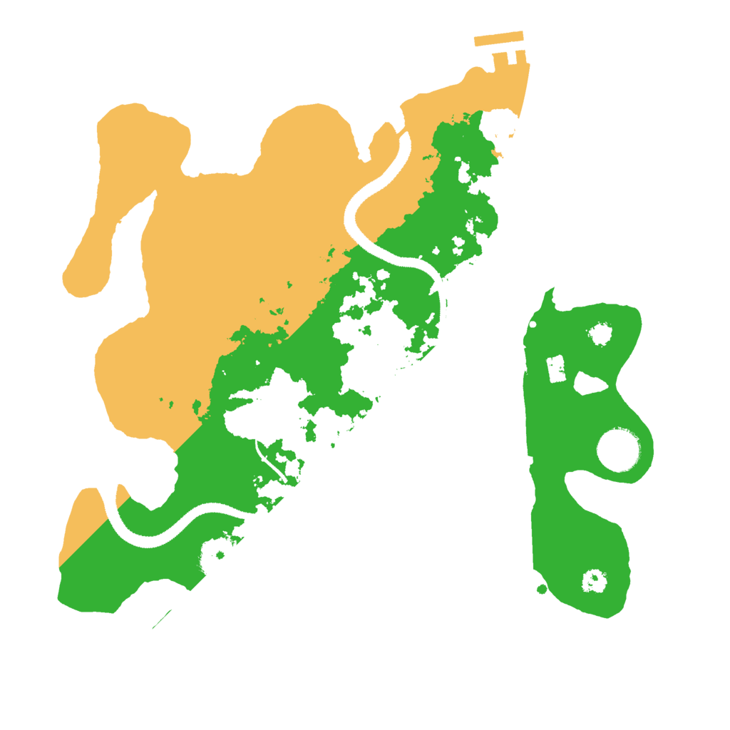 Biome Rust Map: Procedural Map, Size: 3000, Seed: 1584037152