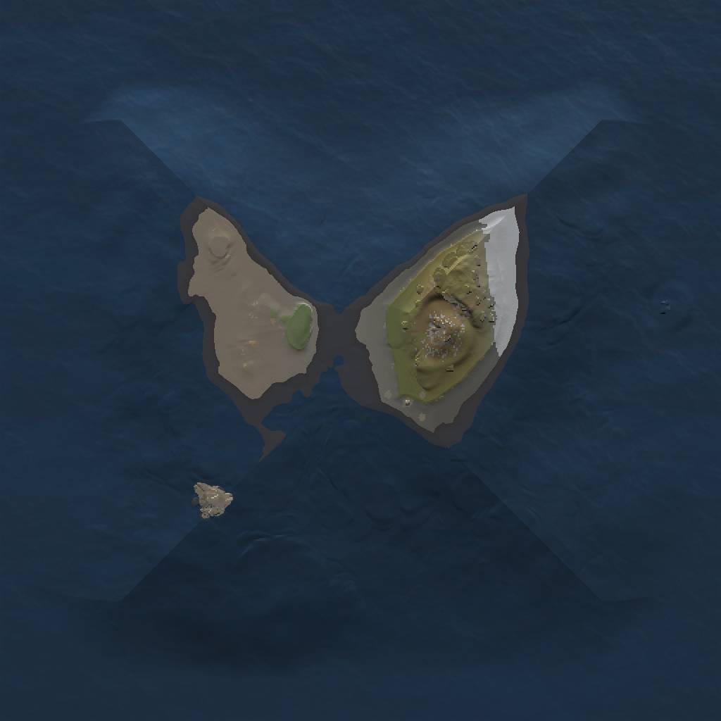 Rust Map: Procedural Map, Size: 1000, Seed: 1932820977, 3 Monuments