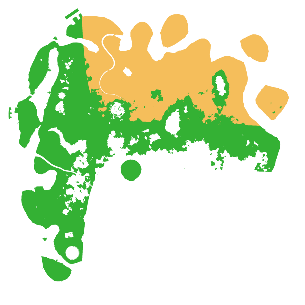 Biome Rust Map: Procedural Map, Size: 4000, Seed: 9876413