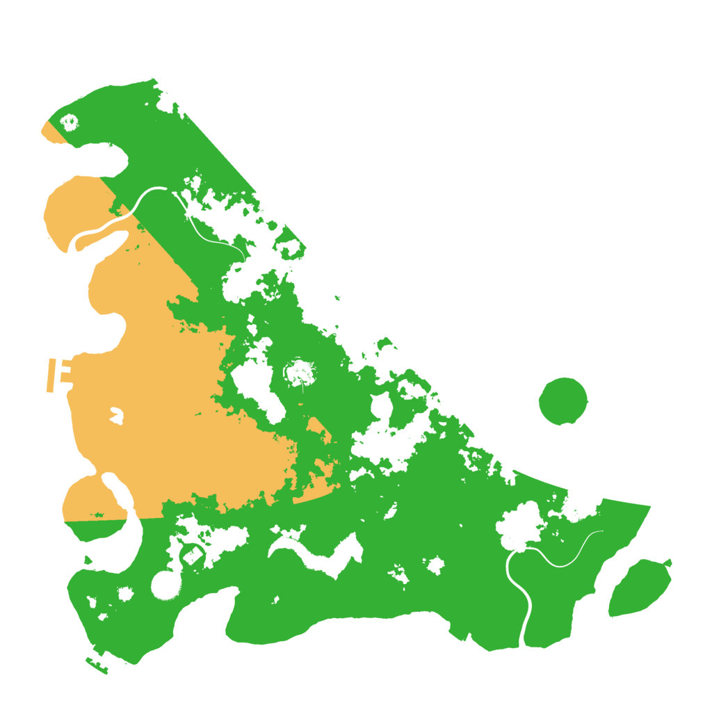 Biome Rust Map: Procedural Map, Size: 4250, Seed: 55321235