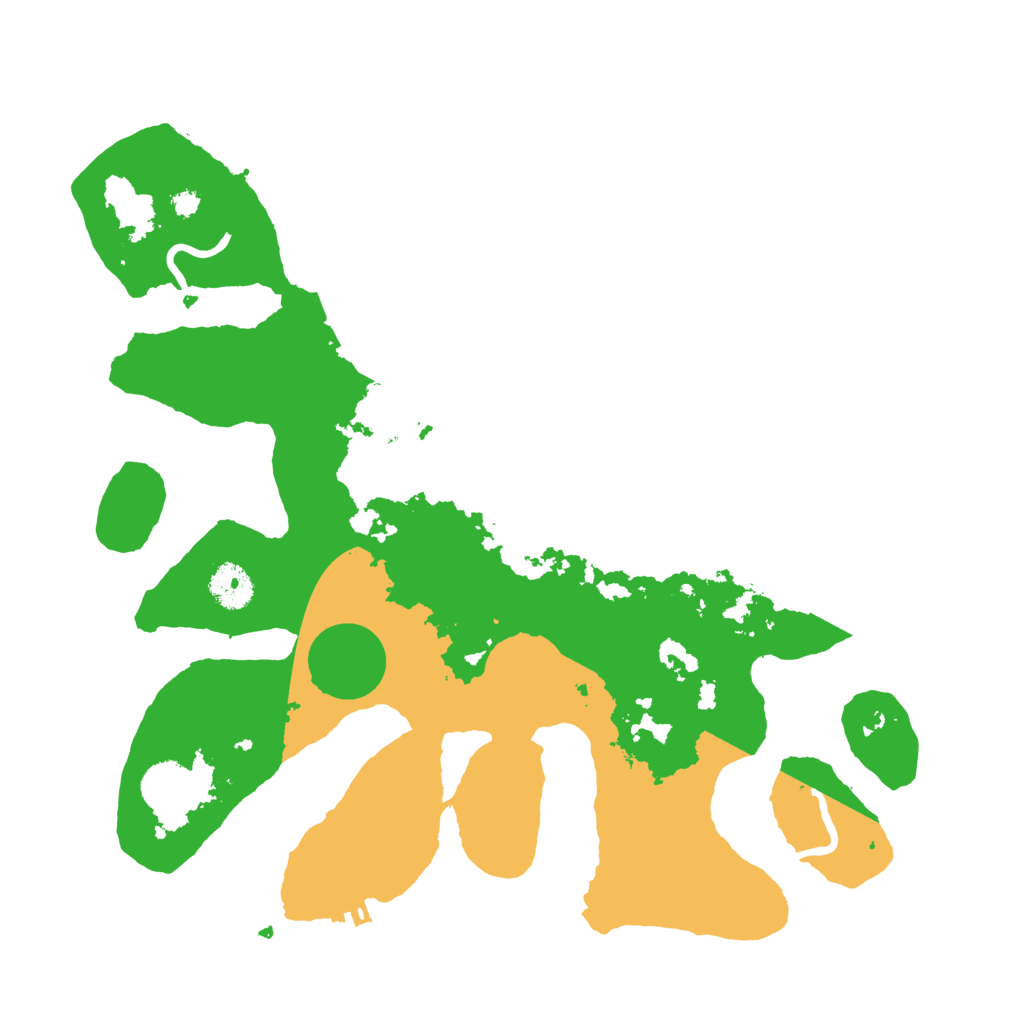 Biome Rust Map: Procedural Map, Size: 3550, Seed: 574785