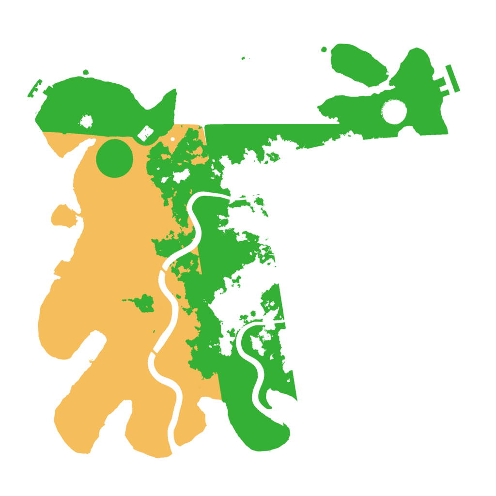Biome Rust Map: Procedural Map, Size: 3550, Seed: 849335