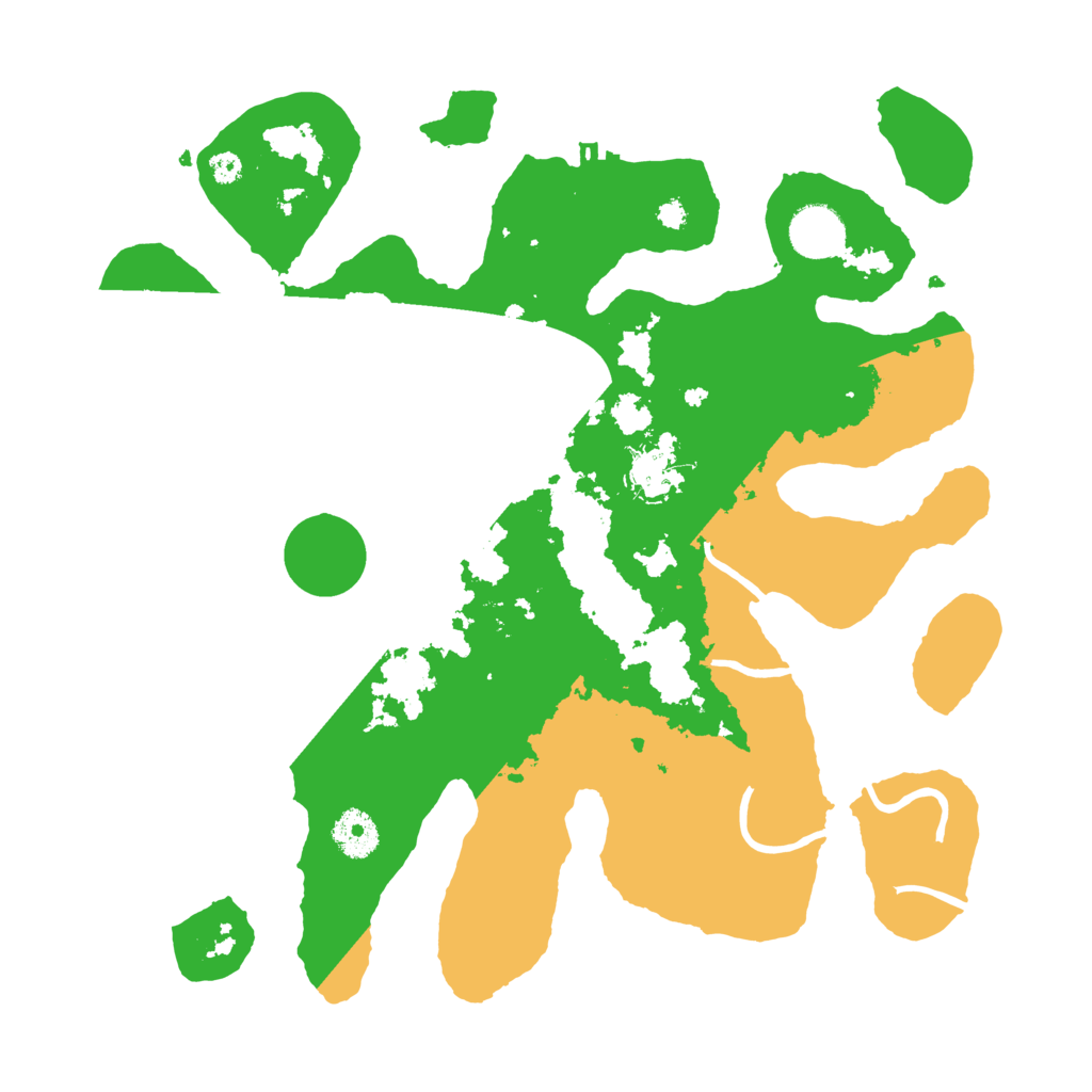 Biome Rust Map: Procedural Map, Size: 3550, Seed: 484071