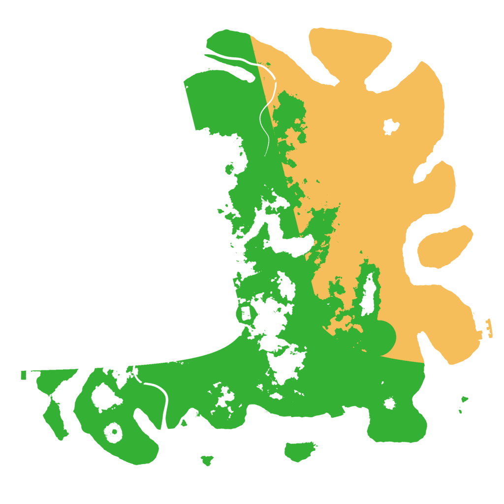 Biome Rust Map: Procedural Map, Size: 4000, Seed: 152513