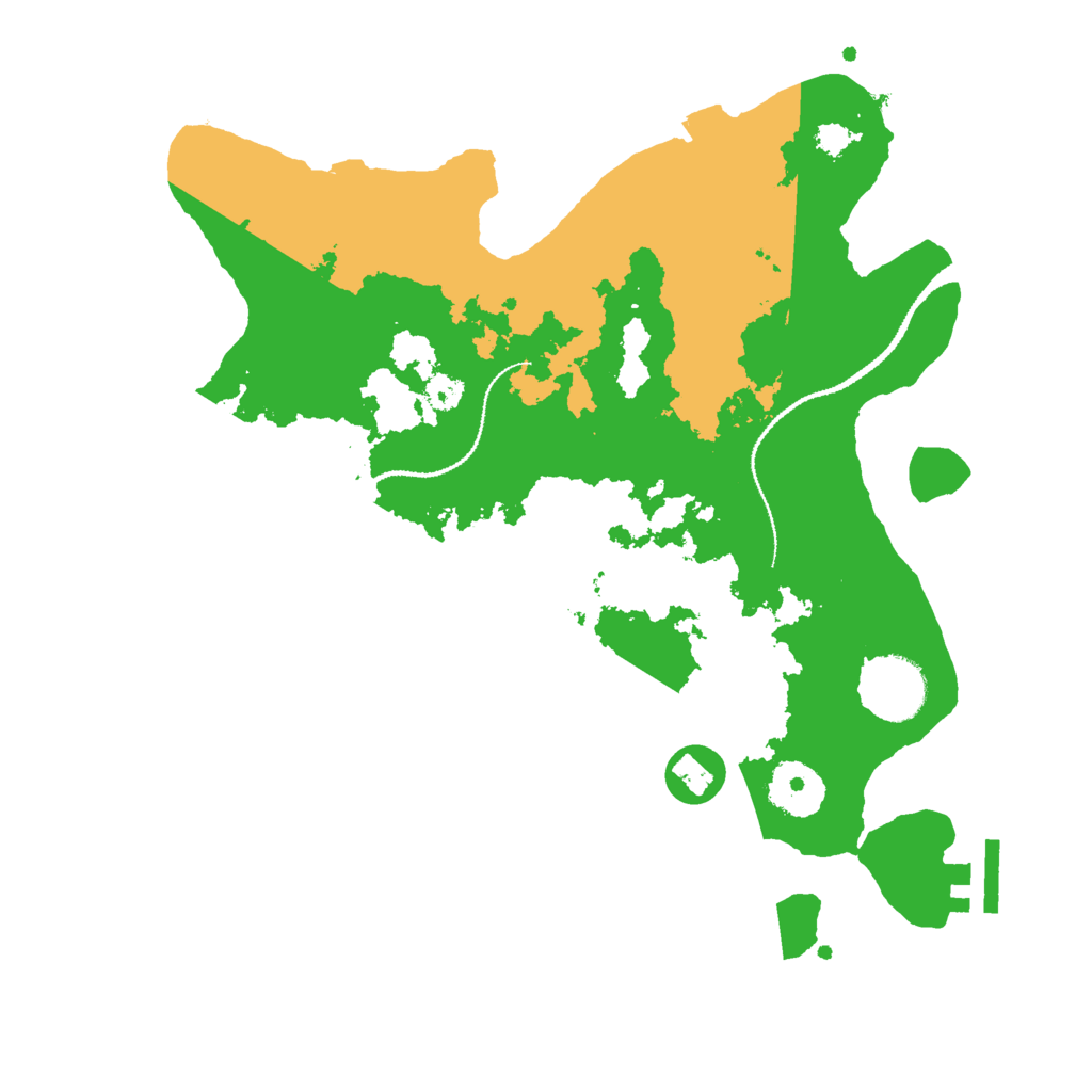 Biome Rust Map: Procedural Map, Size: 3000, Seed: 416794043