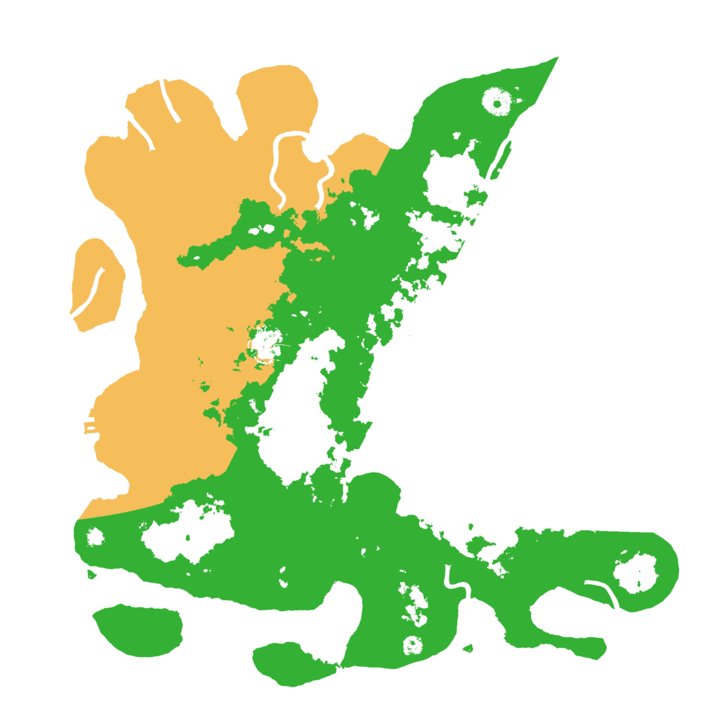 Biome Rust Map: Procedural Map, Size: 3800, Seed: 38