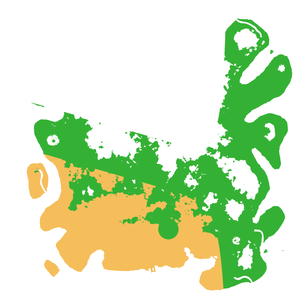 Biome Rust Map: Procedural Map, Size: 4000, Seed: 245920