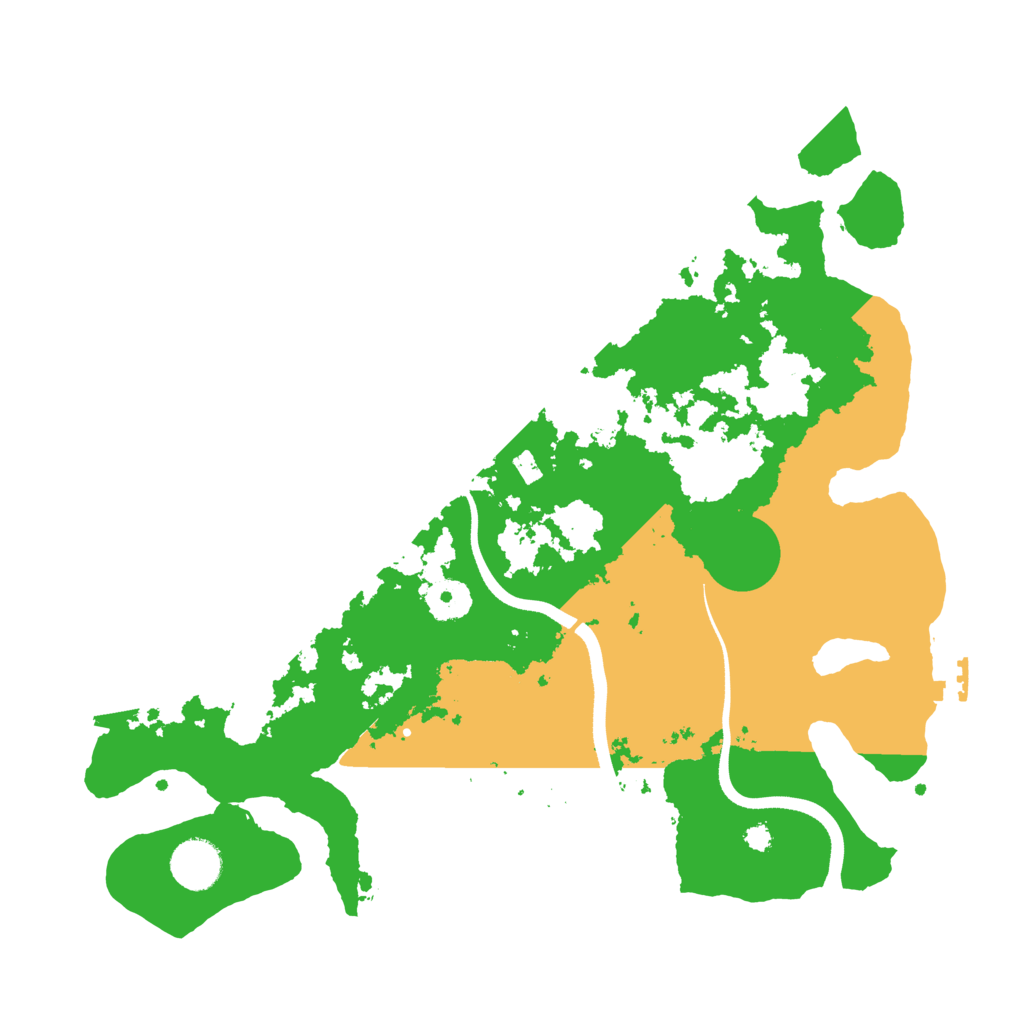 Biome Rust Map: Procedural Map, Size: 3550, Seed: 760404