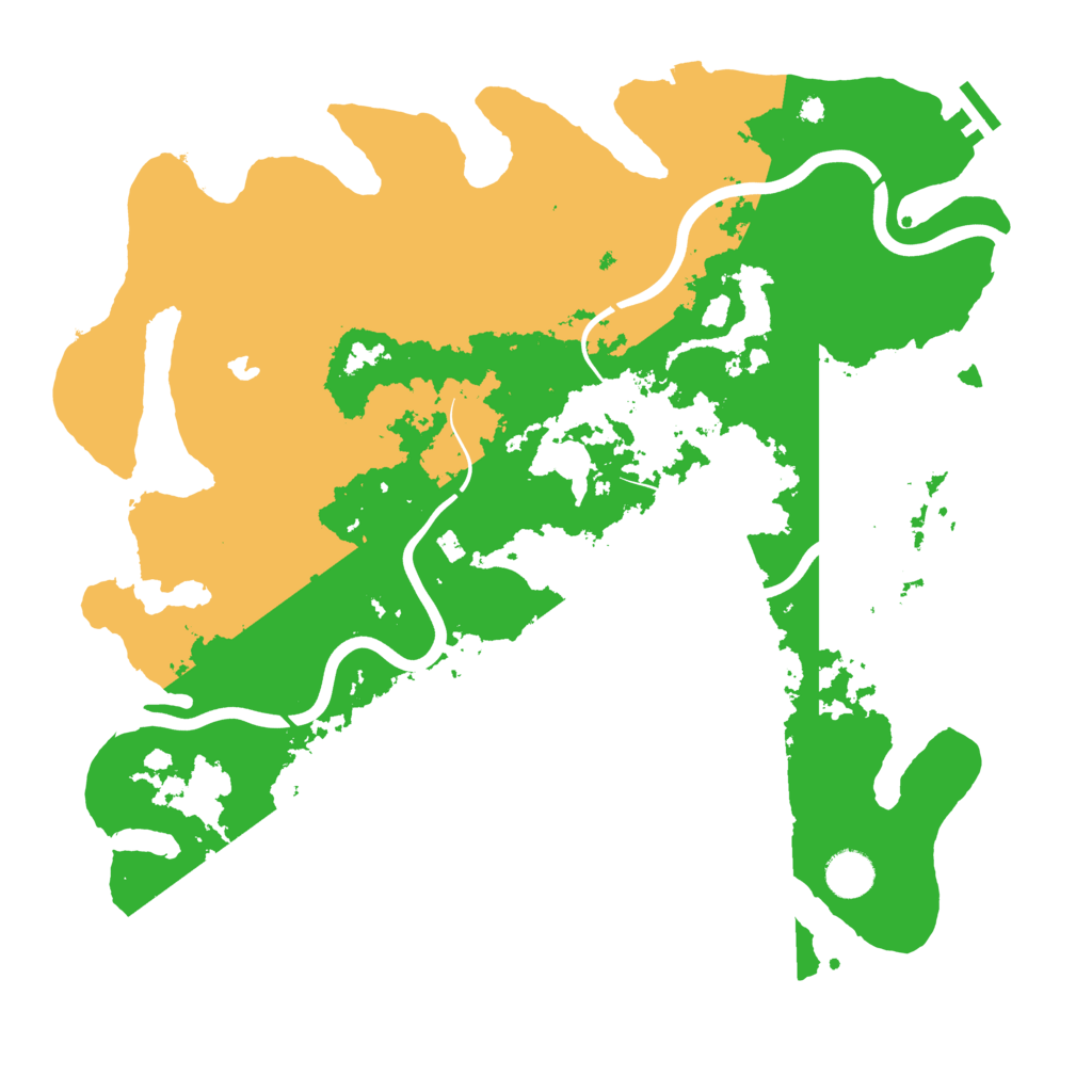 Biome Rust Map: Procedural Map, Size: 4000, Seed: 512597