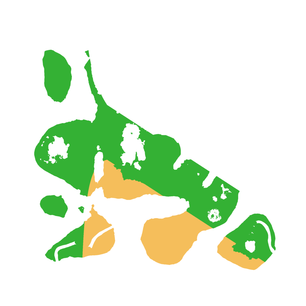 Biome Rust Map: Procedural Map, Size: 2400, Seed: 33334