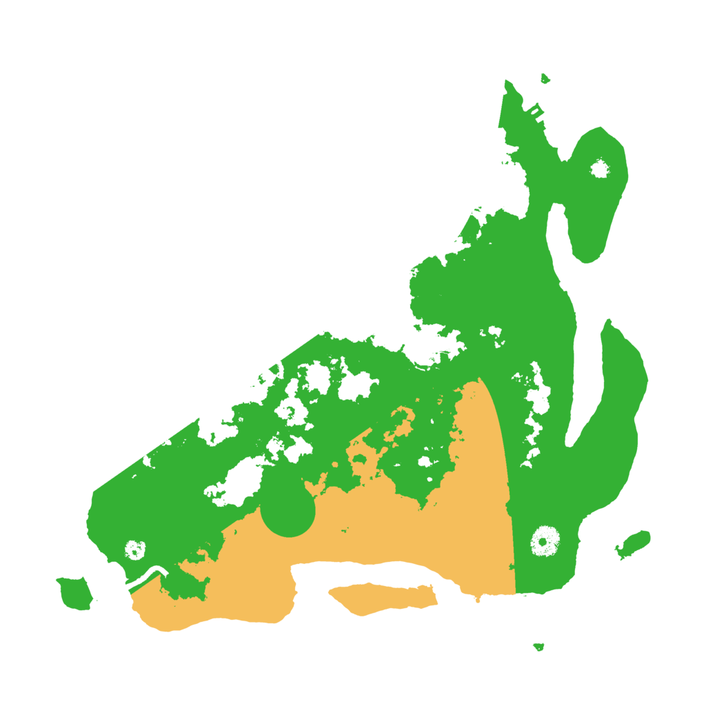 Biome Rust Map: Procedural Map, Size: 3550, Seed: 349148