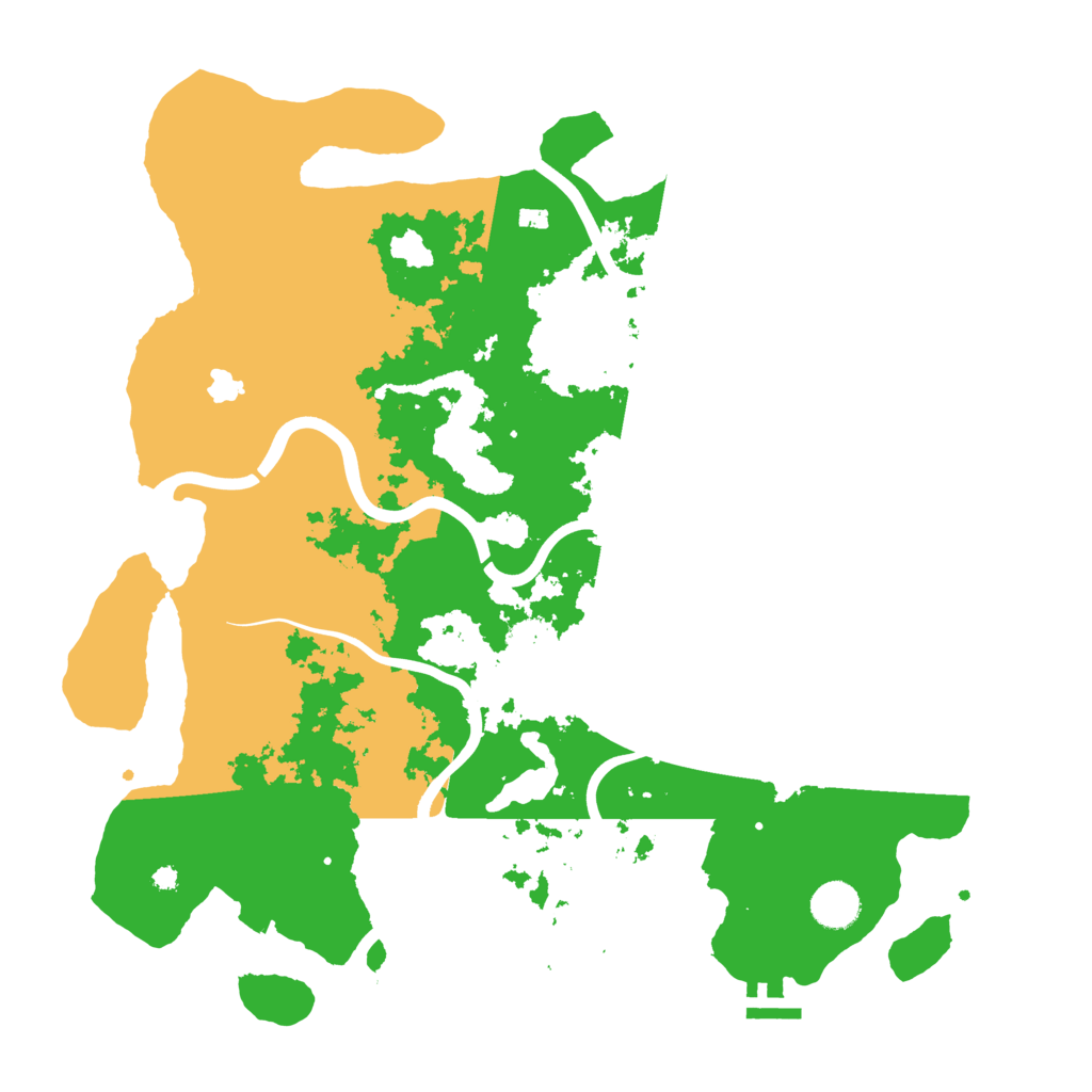 Biome Rust Map: Procedural Map, Size: 4000, Seed: 120191