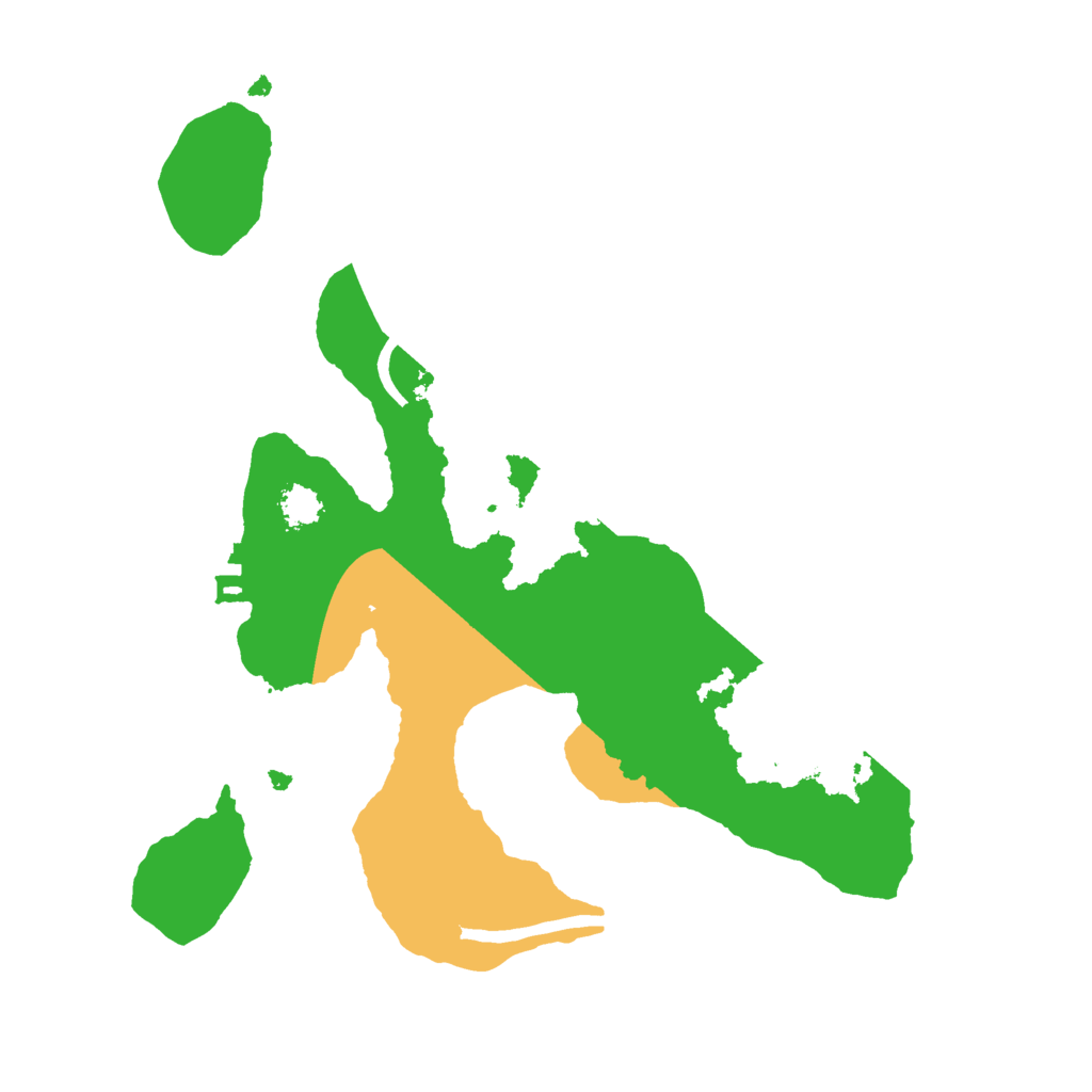 Biome Rust Map: Procedural Map, Size: 2400, Seed: 24