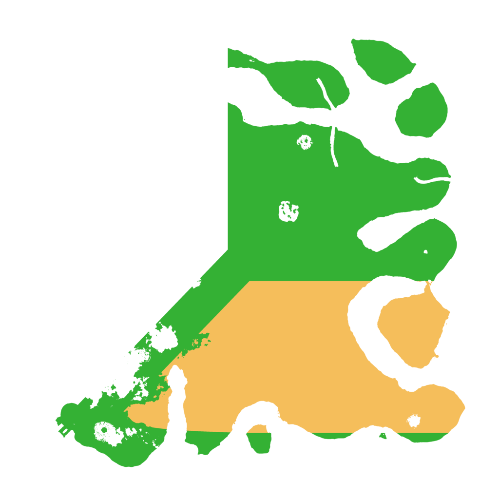 Biome Rust Map: Procedural Map, Size: 3550, Seed: 131789