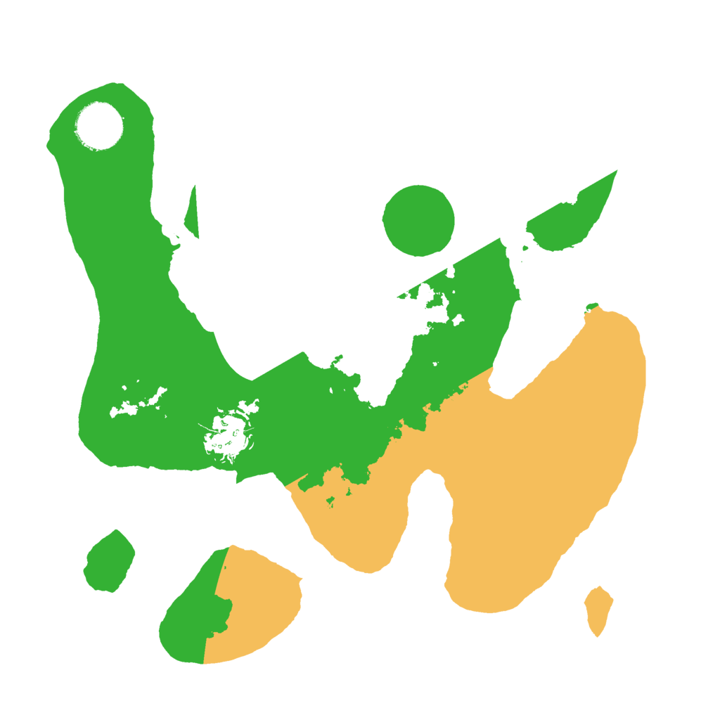 Biome Rust Map: Barren, Size: 2700, Seed: 6736