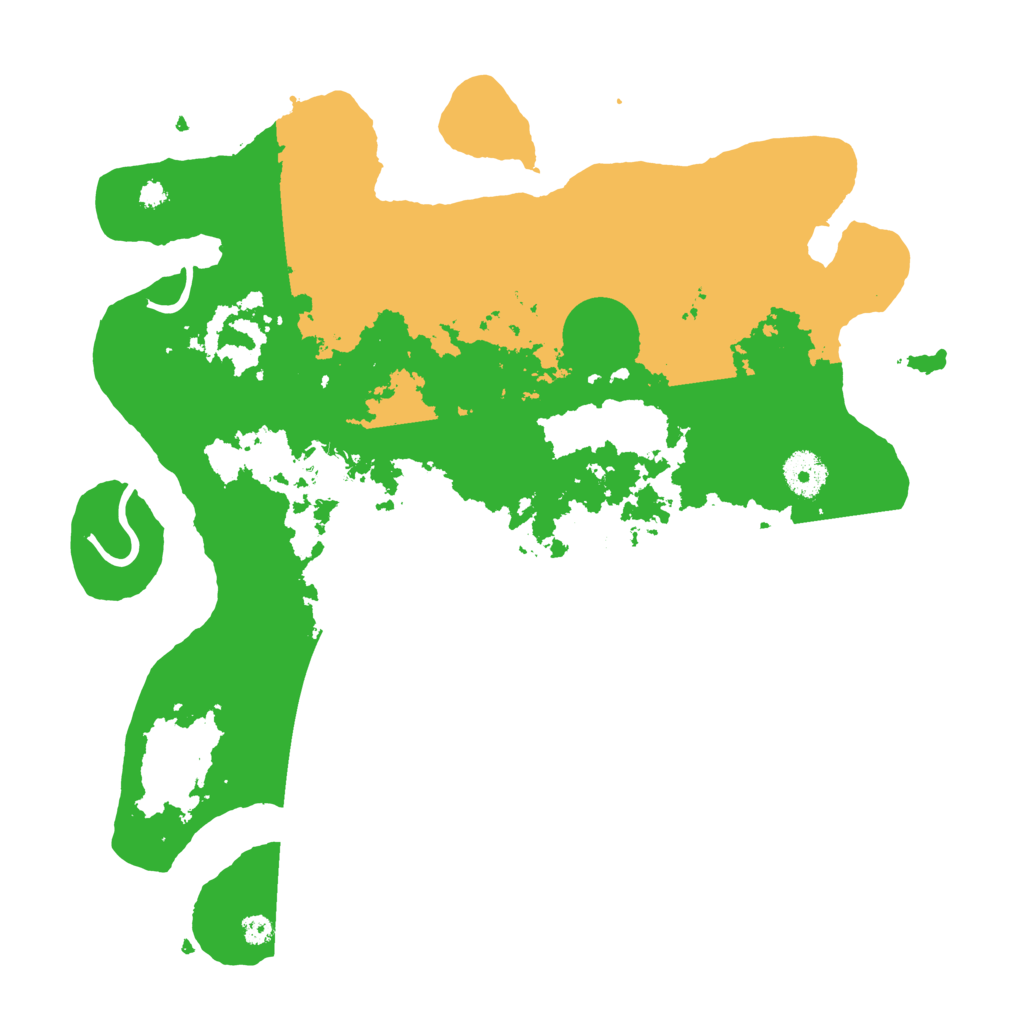 Biome Rust Map: Procedural Map, Size: 3550, Seed: 530524