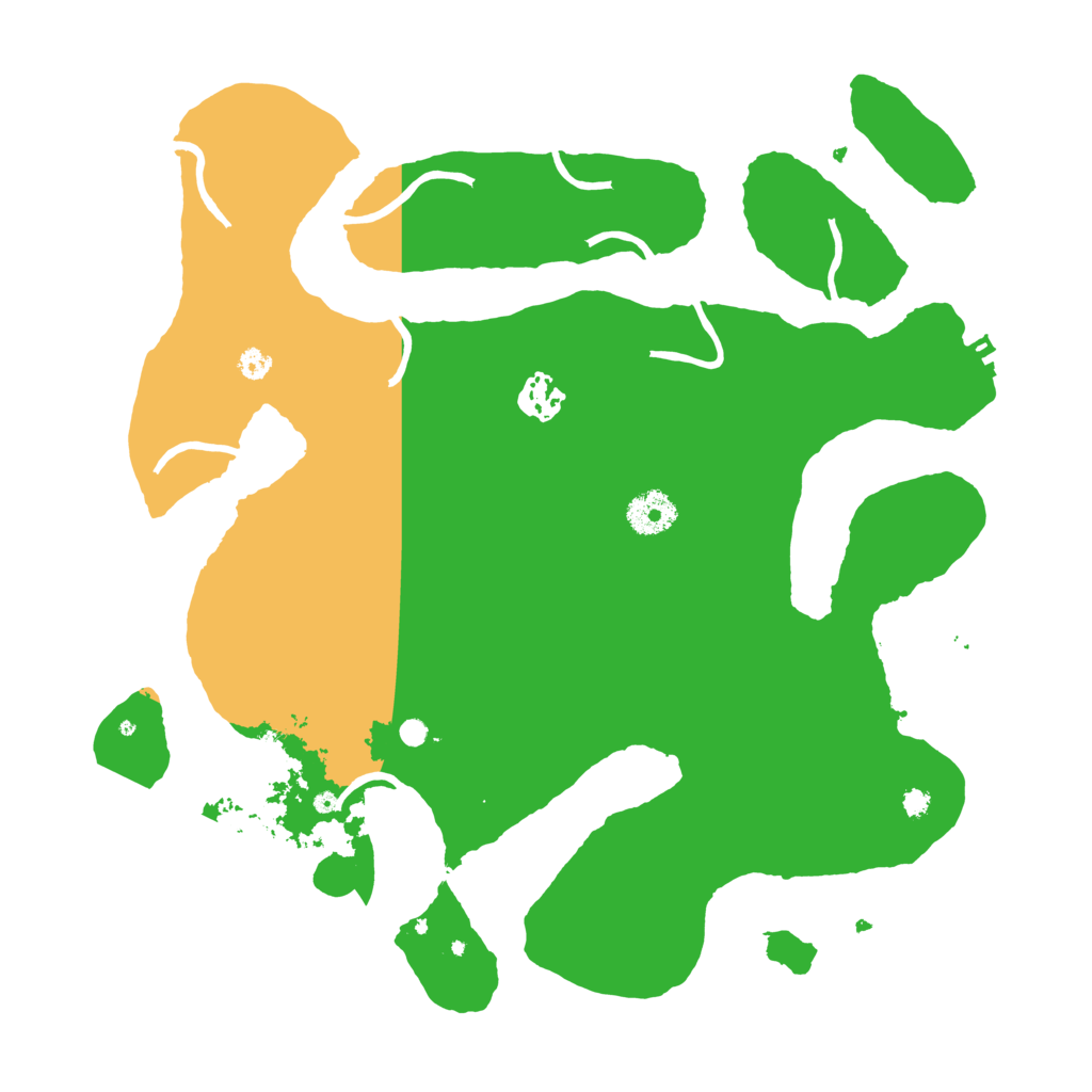 Biome Rust Map: Procedural Map, Size: 3550, Seed: 156896