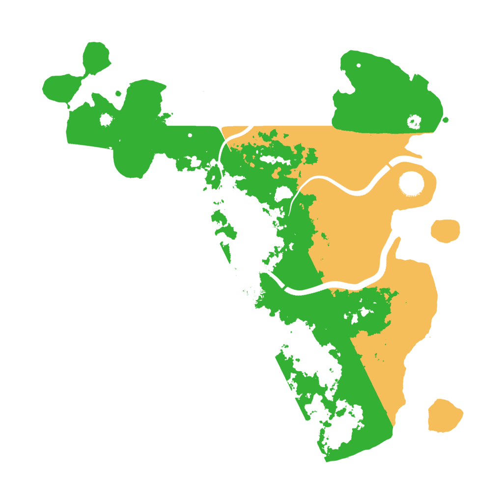 Biome Rust Map: Procedural Map, Size: 3550, Seed: 386329