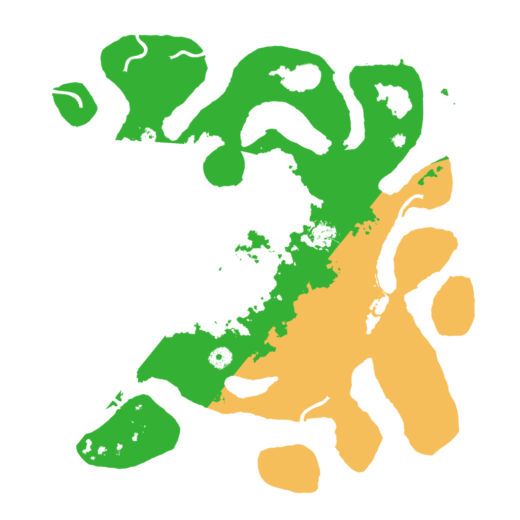 Biome Rust Map: Procedural Map, Size: 3550, Seed: 180400