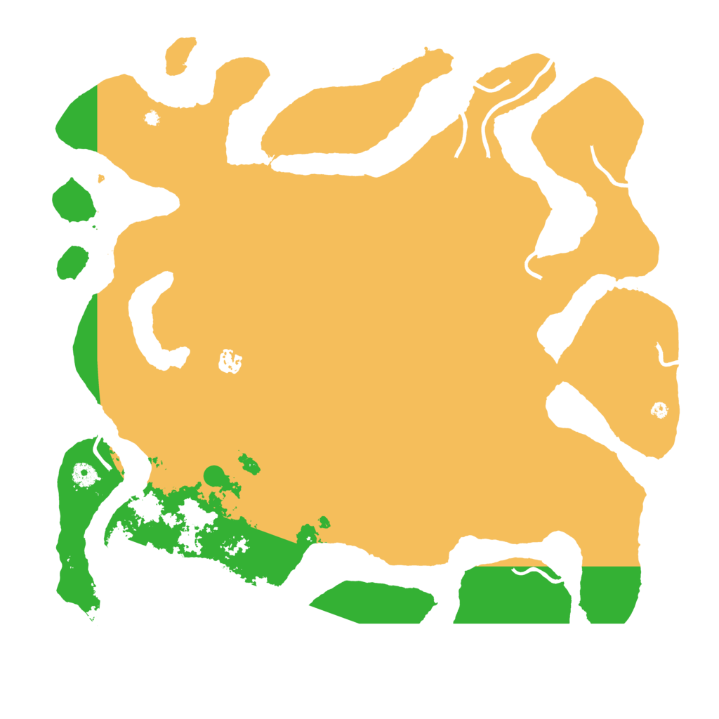 Biome Rust Map: Procedural Map, Size: 4500, Seed: 598010940