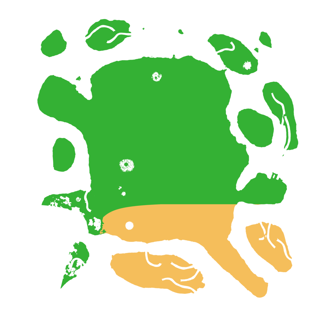 Biome Rust Map: Procedural Map, Size: 3500, Seed: 1915009416