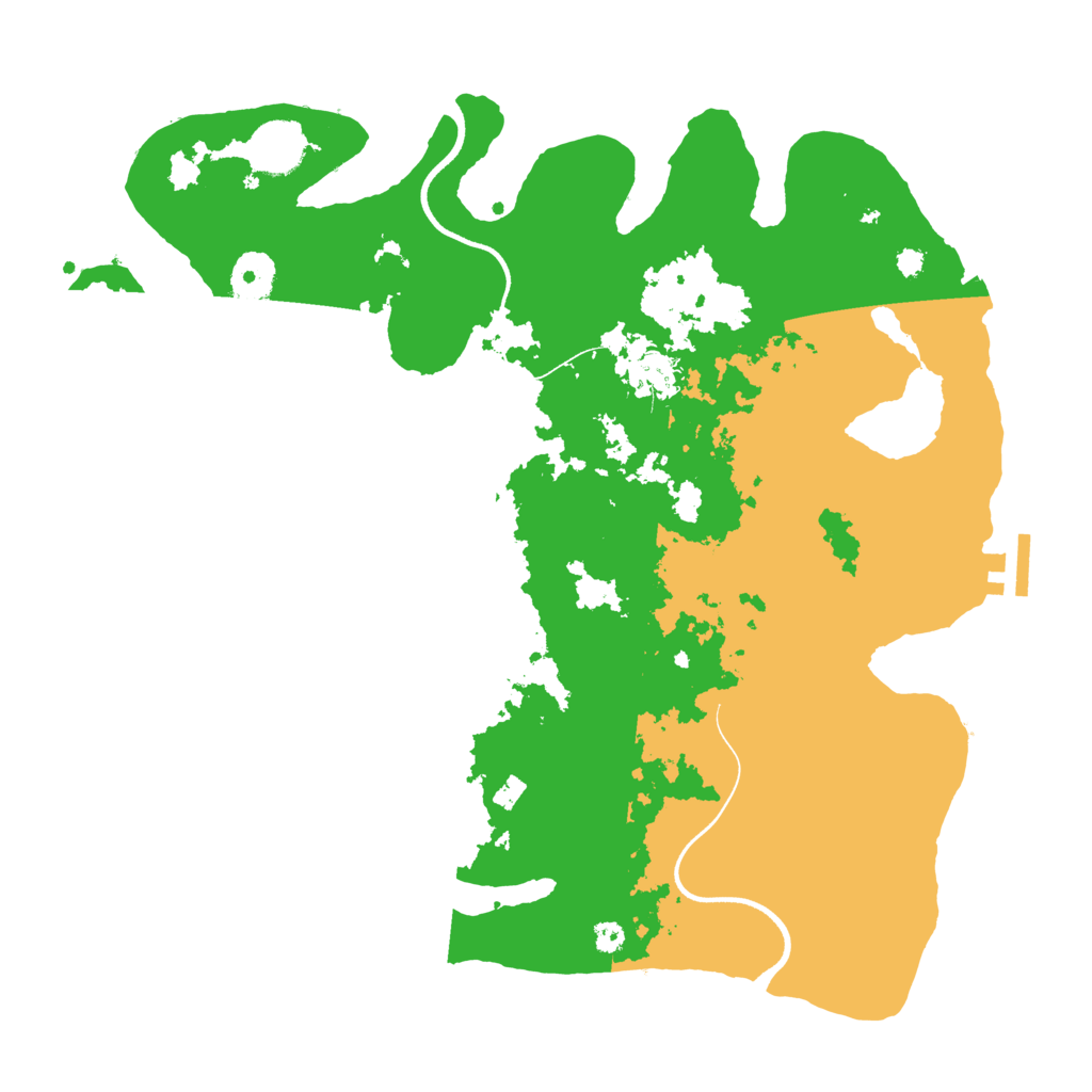 Biome Rust Map: Procedural Map, Size: 3550, Seed: 248956