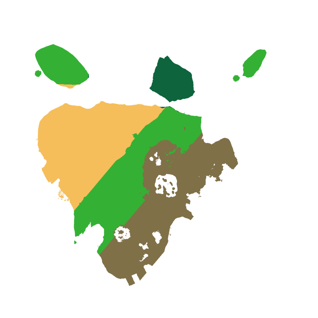 Biome Rust Map: Procedural Map, Size: 2000, Seed: 69420