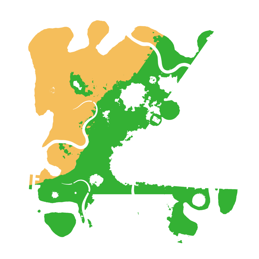 Biome Rust Map: Procedural Map, Size: 3550, Seed: 34943