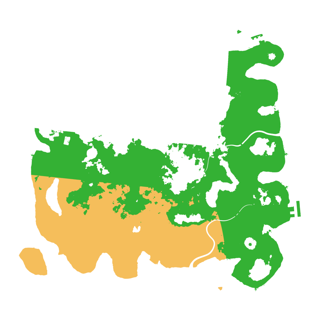 Biome Rust Map: Procedural Map, Size: 4000, Seed: 835070