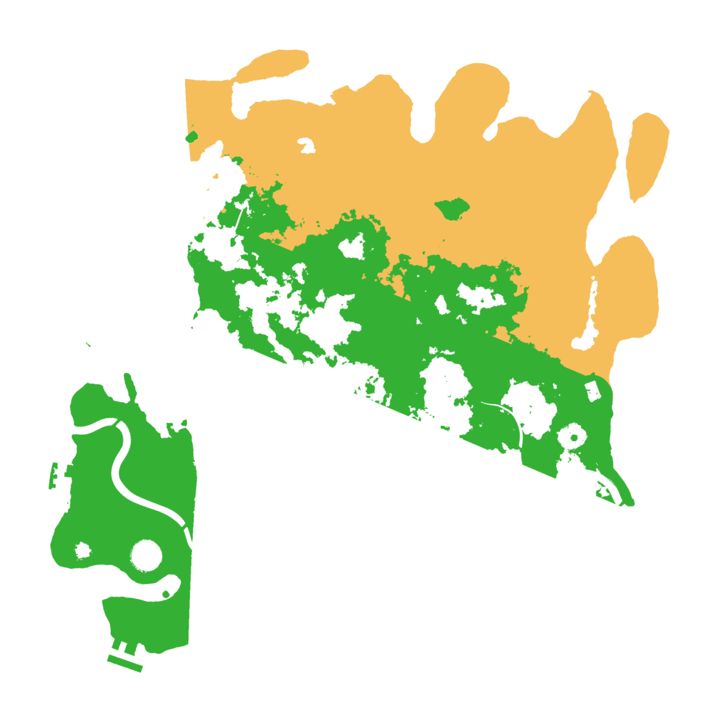 Biome Rust Map: Procedural Map, Size: 4000, Seed: 629908