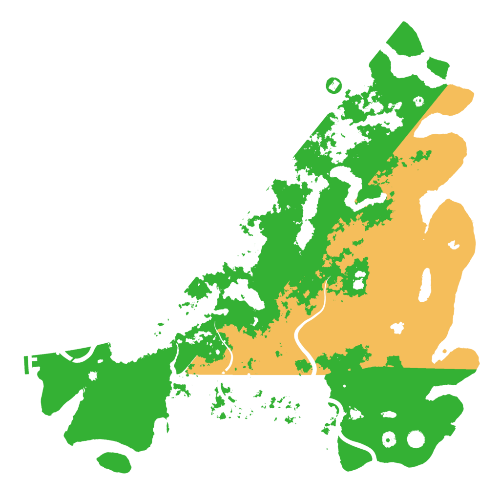 Biome Rust Map: Procedural Map, Size: 5000, Seed: 85