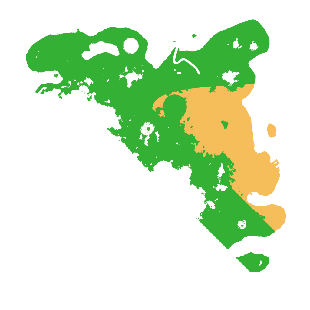 Biome Rust Map: Procedural Map, Size: 3550, Seed: 32676