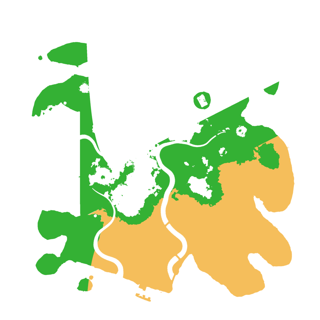 Biome Rust Map: Procedural Map, Size: 3000, Seed: 2061280146