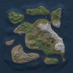 Thumbnail Rust Map: Procedural Map, Size: 2900, Seed: 1337, 10 Monuments