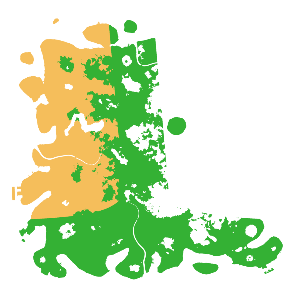 Biome Rust Map: Procedural Map, Size: 4500, Seed: 277