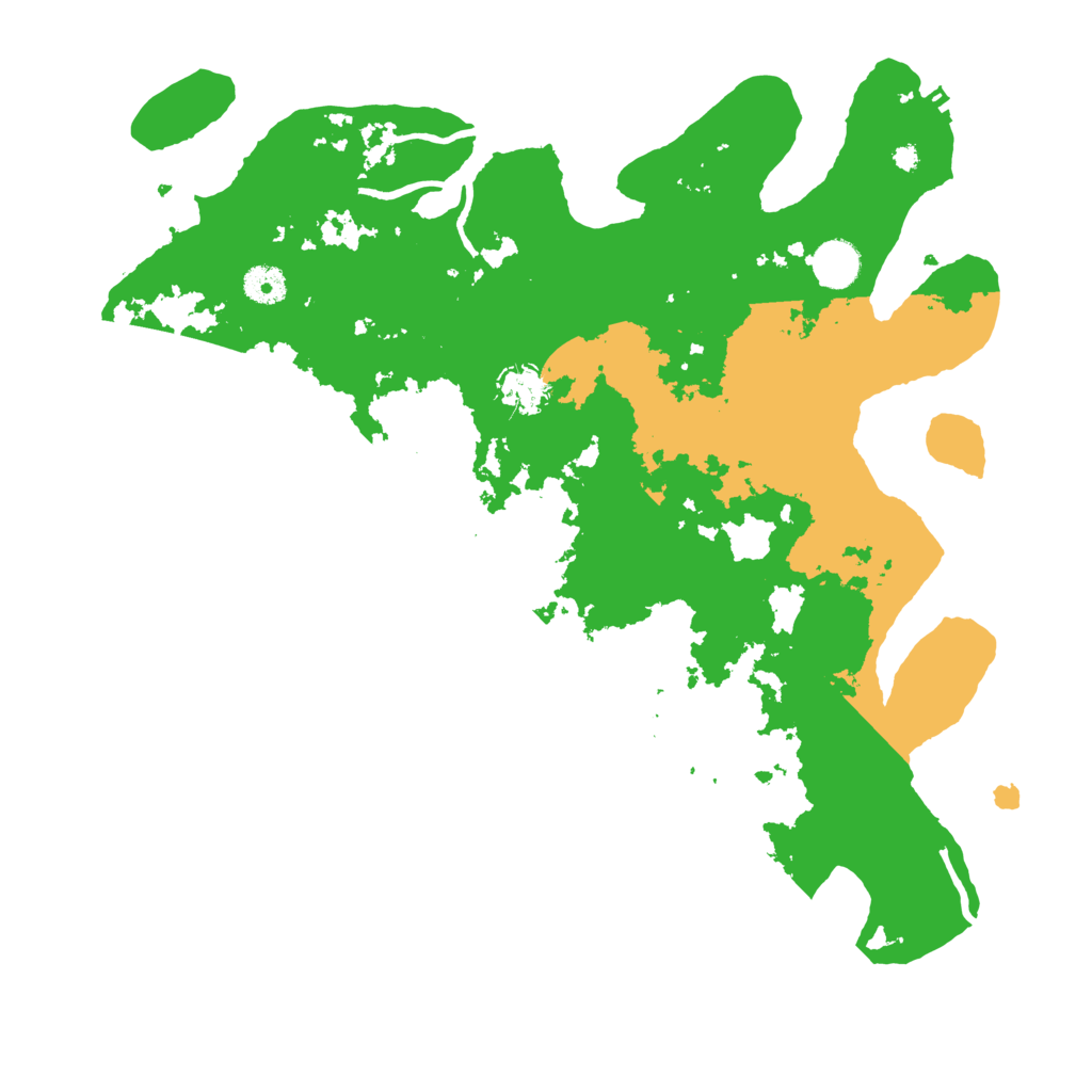 Biome Rust Map: Procedural Map, Size: 4000, Seed: 13881