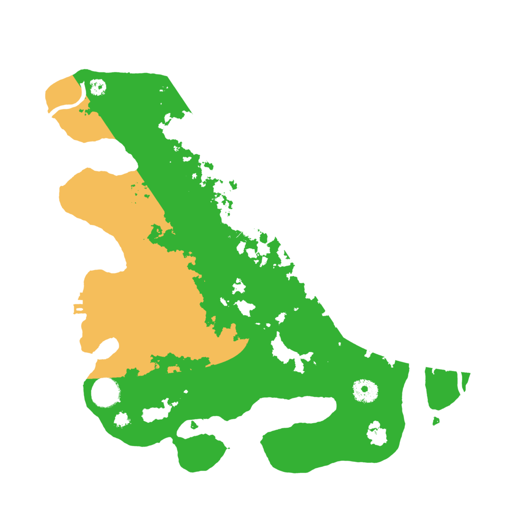 Biome Rust Map: Procedural Map, Size: 3200, Seed: 1429273463