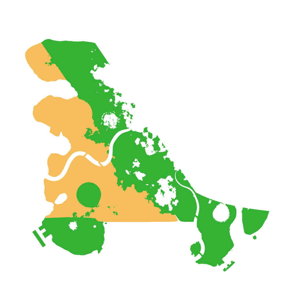 Biome Rust Map: Procedural Map, Size: 3200, Seed: 1429273463