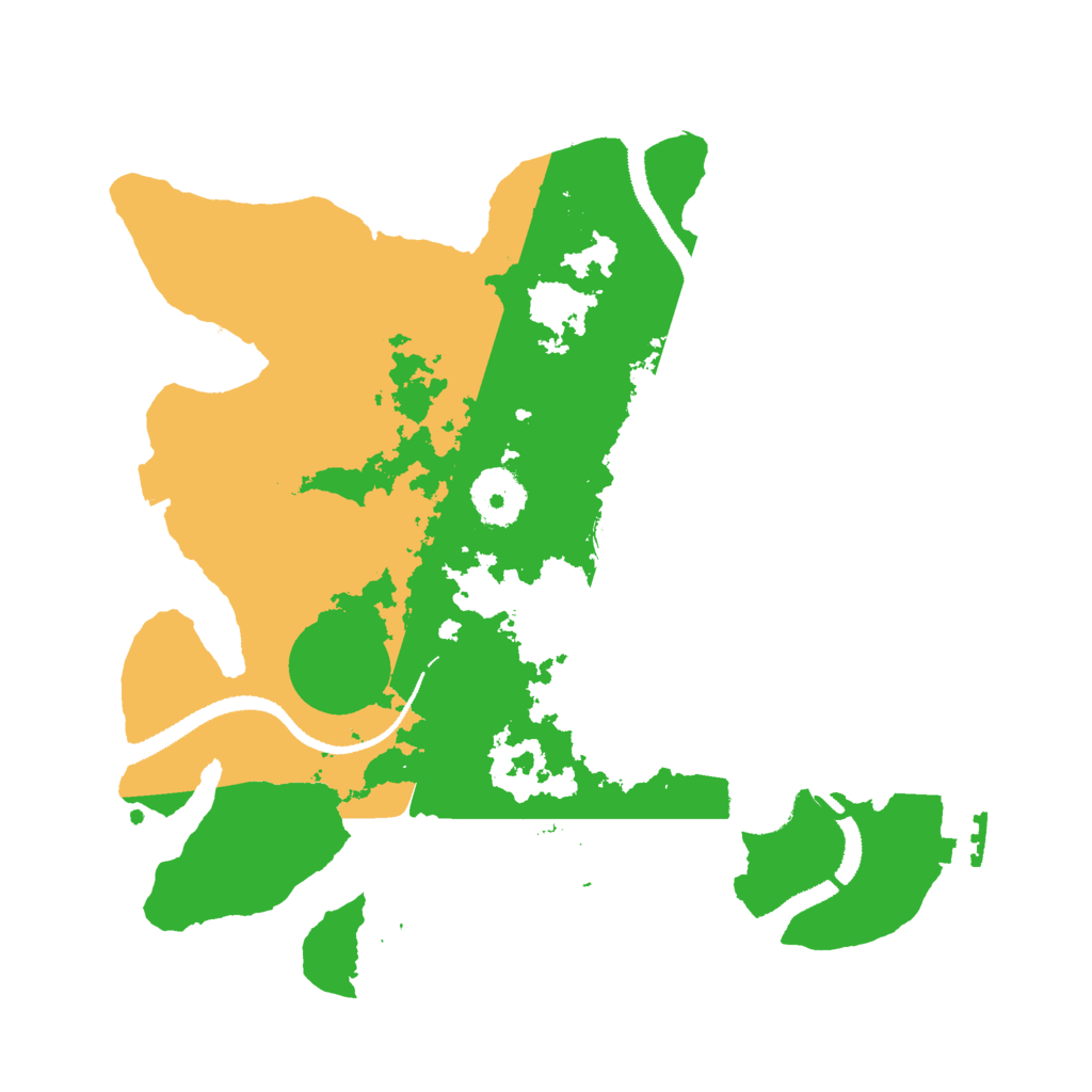 Biome Rust Map: Procedural Map, Size: 3000, Seed: 212022