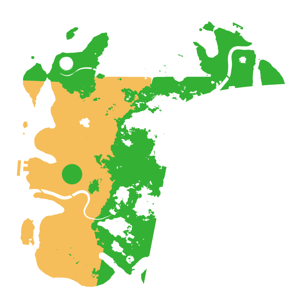 Biome Rust Map: Procedural Map, Size: 4000, Seed: 161630