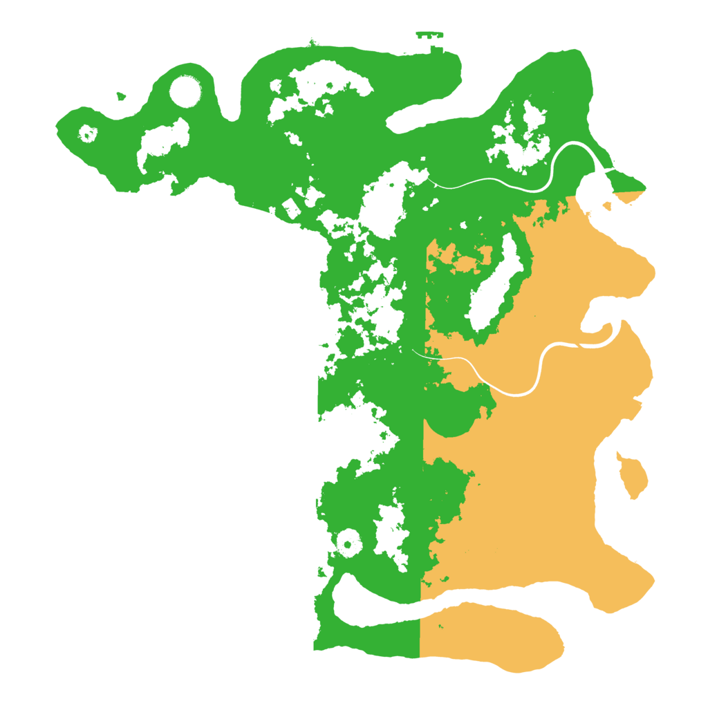 Biome Rust Map: Procedural Map, Size: 3950, Seed: 1207150320