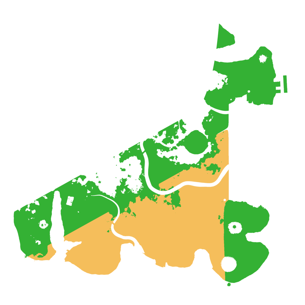 Biome Rust Map: Procedural Map, Size: 3550, Seed: 263248